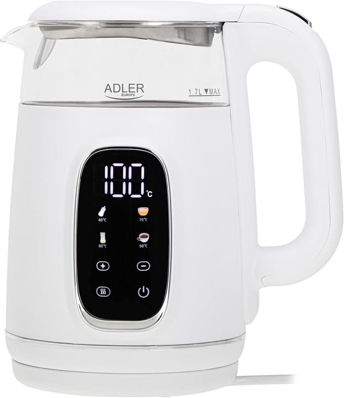 Elektrische Waterkoker met Temperatuurregeling en Warmhoudfunctie - 1.7L