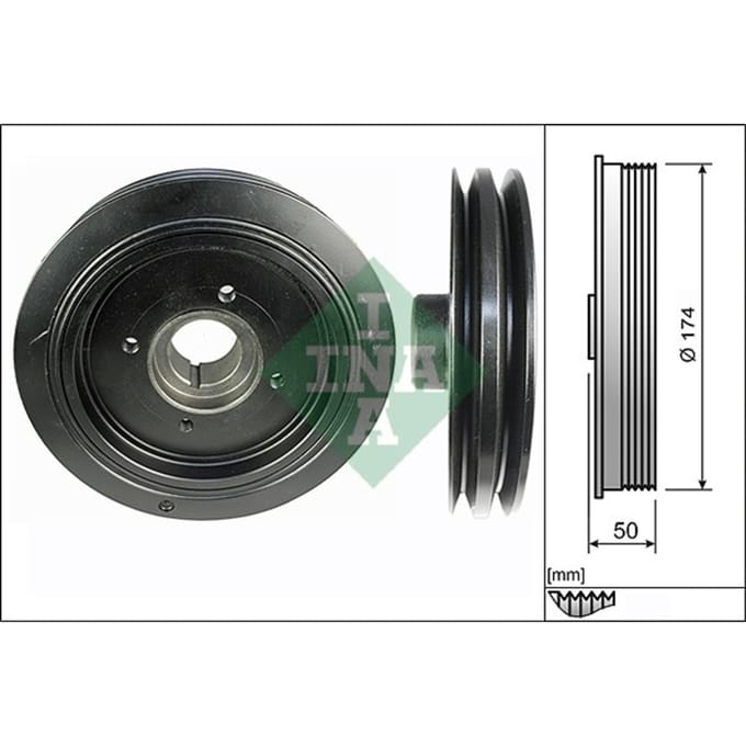 Schaeffler Ina Riemschijf, krukas INA 544 0107 10