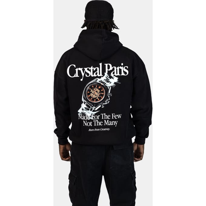Crystal Paris Oversized hoodie Time