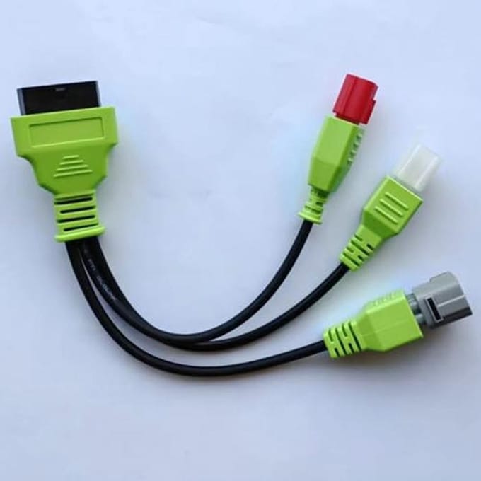 OBD2 Diagnostische Adapter voor Motoren - 4Pin+6Pin Kabel