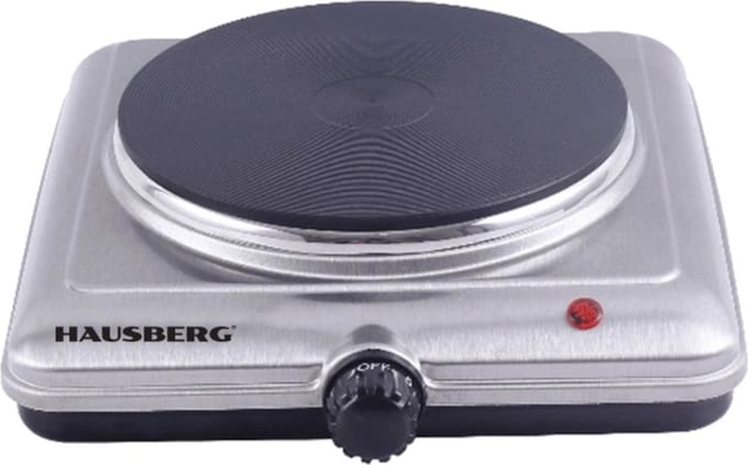 Hausberg Enkele Kookplaat HB-544, 1 brander, 1500W