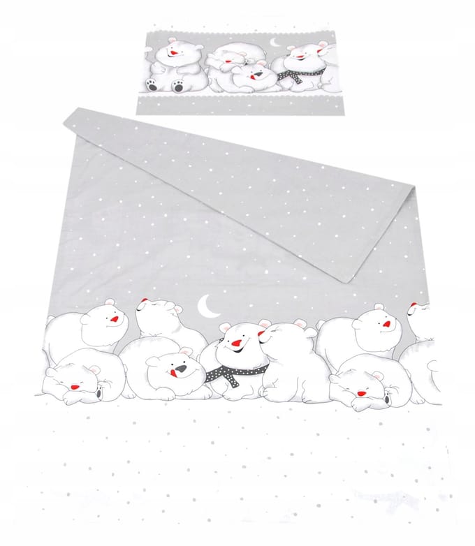 BabyLux 2-delige Kinderbedinkant beddengoedset 90x120 cm