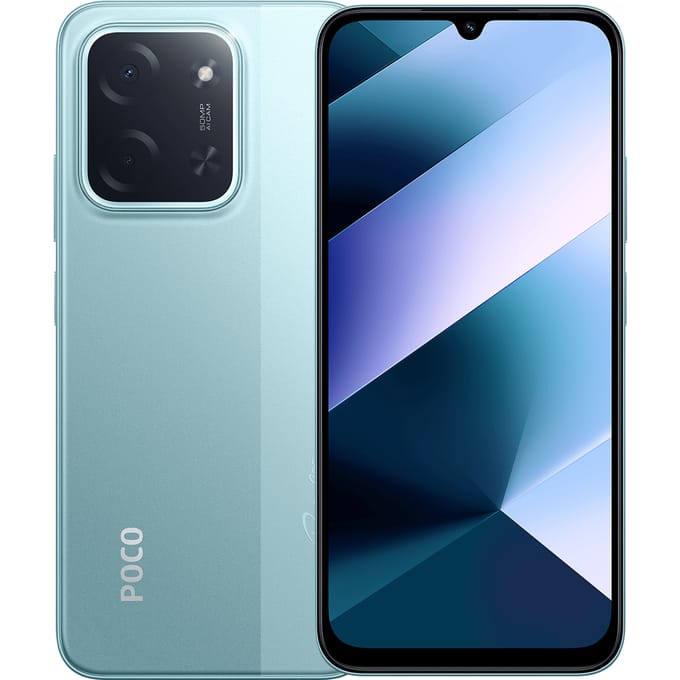 Xiaomi POCO C85 - 6 GB RAM - 128 GB - Groen - Aangedreven door 33W snelladen - Grote batterij van 6000mAh (typ) - Indrukwekkend 6,9” display