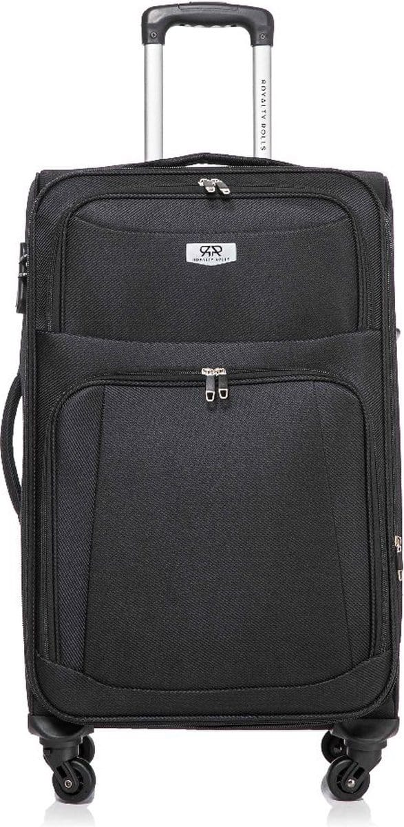 Dubai Abudabi Grote Koffer - 76 cm - 95/103 liter - Expandable - Zwart