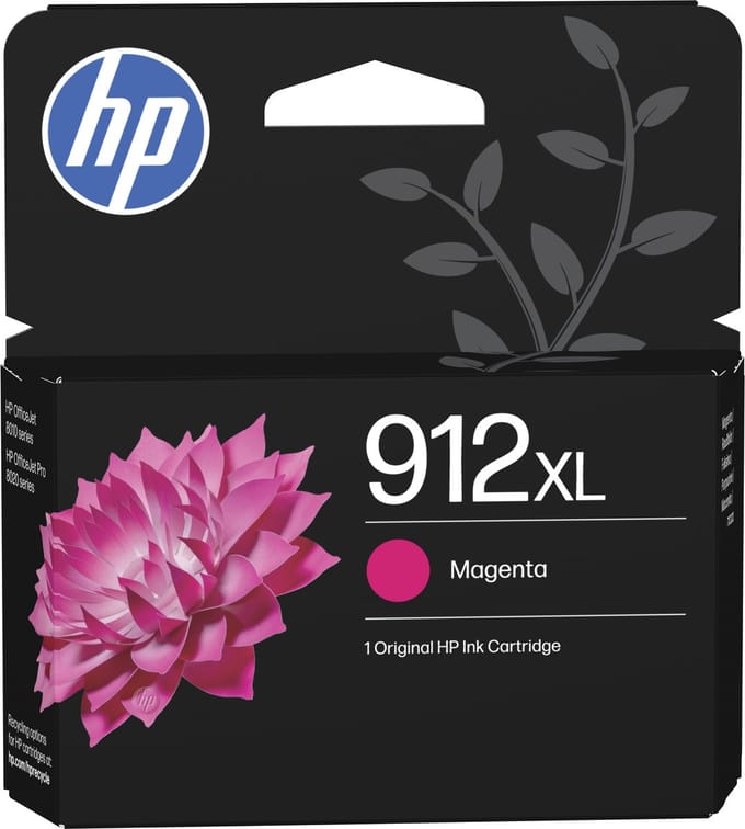 HP 912 XL - Inktcartridge - Origineel - Hoge Capaciteit - Magenta