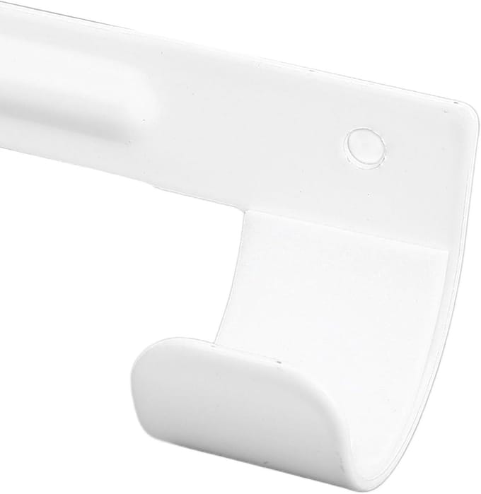 Strijkplankhouder Wandmontage - Strijkplankhanger Hanger - Ruimte Besparen - Antislip Rubberen Kussen - 16x5x4 cm - Wit