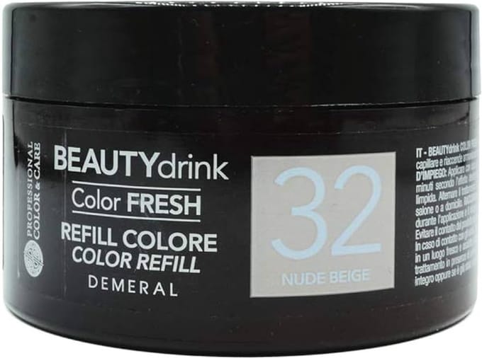 Demeral Beauty Drink Color Fresh 32 Nude Beige Refill