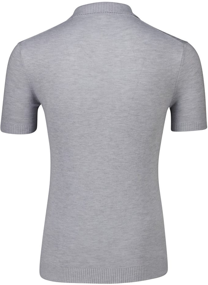 Gentiluomo poloshirt korte mouw grijs
