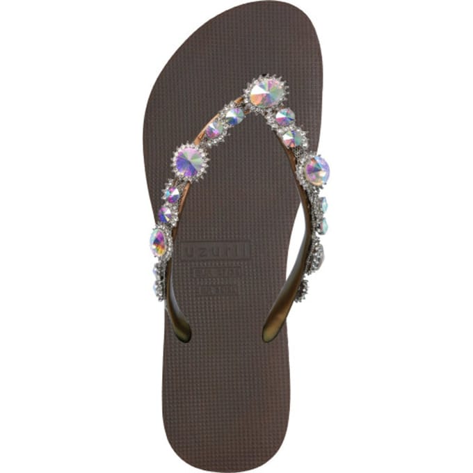 Uzurii | Teenslippers | Dames | Koffie | Maat 35/36