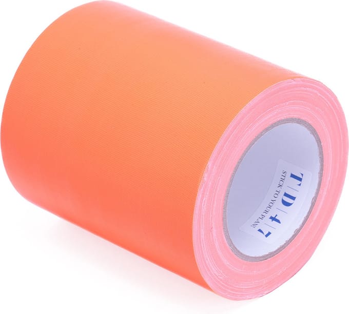 TD47 Gaffa Tape 150mm x 25m Fluor Oranje