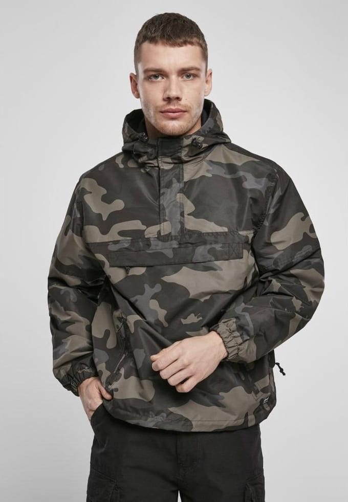 Brandit Summer Windbreaker-jas in Darkcamo
