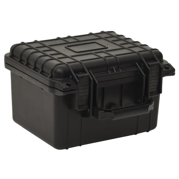 vidaXL - Flightcase - draagbaar - 27x25x18 - cm - PP - zwart