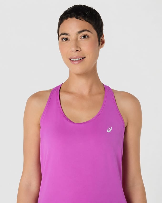 ASICS Sport Basic Tank - Top - Maat XL - Paars - Sportkleding - Hardlopen - Dames Top voor Vrouwen