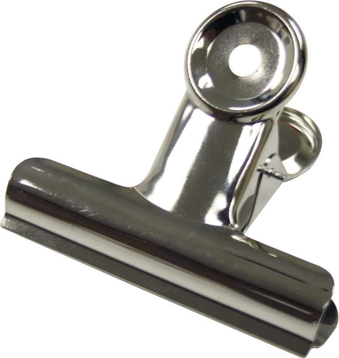 Papierklem / Bulldog clip zilver 22mm per 10 stuks