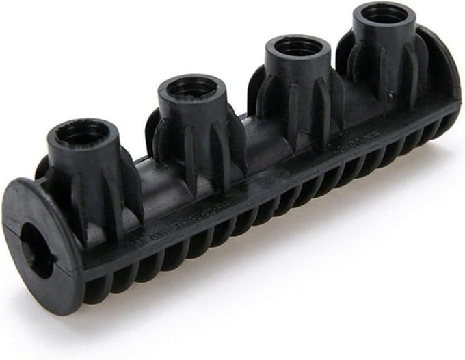 Hogedrukreiniger Nozzle Houder - Quick Connect Adapter - Efficiënt Reinigen - Snelle Verwisseling - 1/4 Inch - Zwart