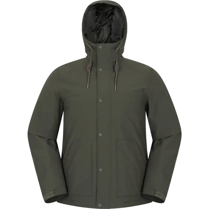 Mountain Warehouse Heren Oak Waterdichte Jas (Khaki Groen)