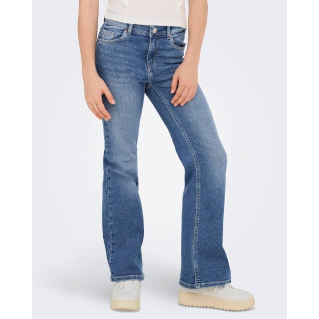 ONLY KOGJUICY LIFE FLARED DNM CRO557 NOOS Meisjes Jeans - Medium Blue Denim