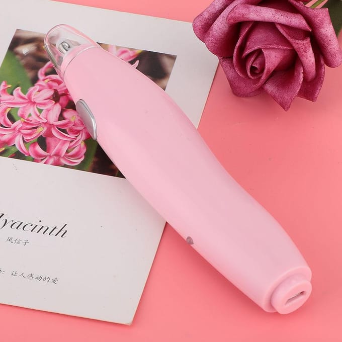 Handige Elektrische USB Oplaadbare Navulbare Gum met 16 Vervangende Vullingen (Roze) white