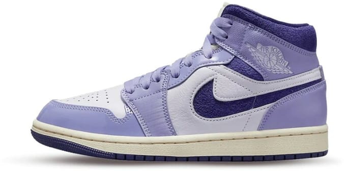 Jordan 1 Mid SE Chenille Sky J Light Purple (Women's) - Maat 36