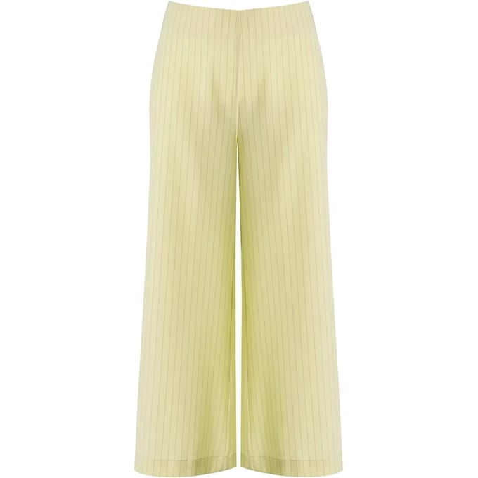 Vrouwelijke brede gestreepte broek Mat Fashion