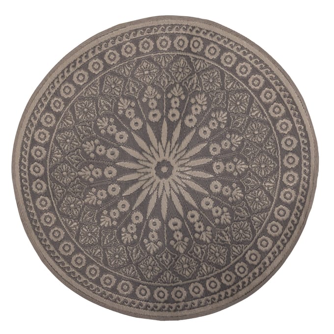 Tuintapijt grijs rond 170 cm