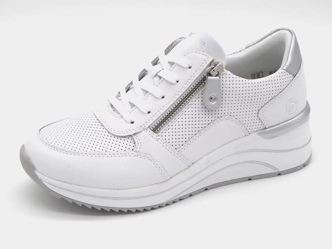 Remonte Dames Sneaker - D0T06-80 Wit - Maat 36