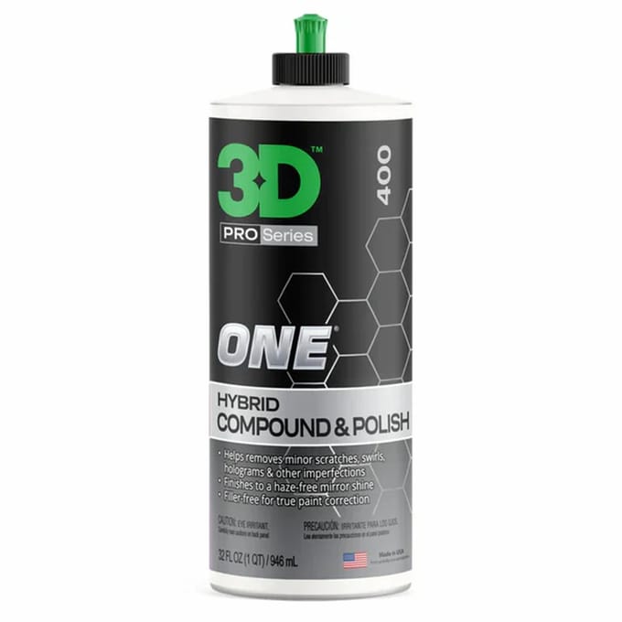 3D ONE Hybrid Compound & Polish 946ml