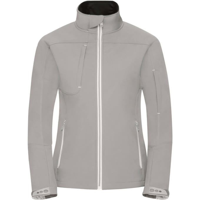 Russell Dames/Dames Bionic Zachte Shell Jas (Steen)