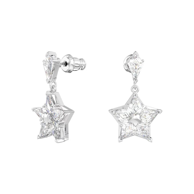 Swarovski Stella Oorbellen Dangle Vrouwen Oorbellen Wit 5652002 Box (Random Color) white