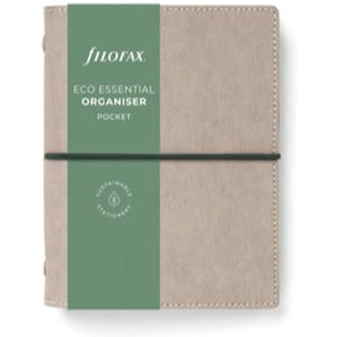 Filofax eco essential organiser, formaat pocket, kleur ash grey