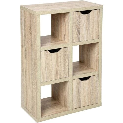 5Five Bivoak woonkamermeubel / kast - 6 Vaks - 3 lades