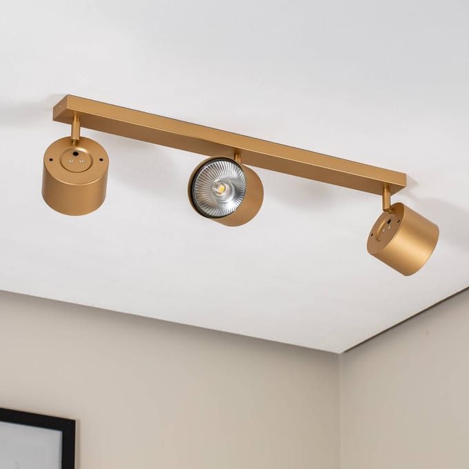 Argon Plafondspot Chloe verstelbaar 3-lamps, goud