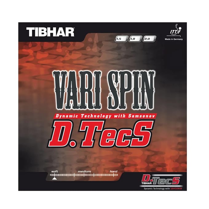 Tafeltennisrackethoes Tibhar Vari Spin D.TecS