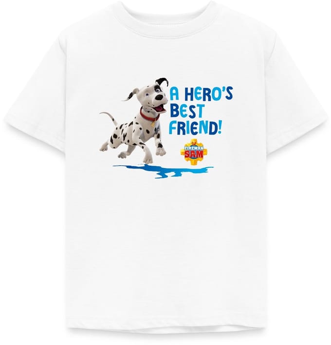 Brandweerman Sam™ Dalmatiër Radar Schattig Ontwerp T-Shirt Kinderen