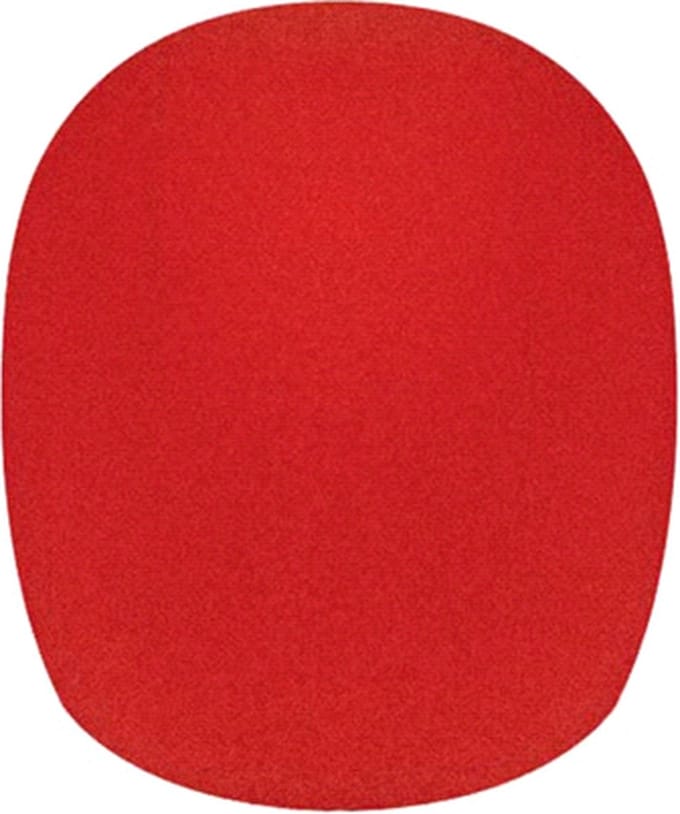 Boston WS-10-RD, per 5 stuks - Plopkap voor zangmicrofoon, rood