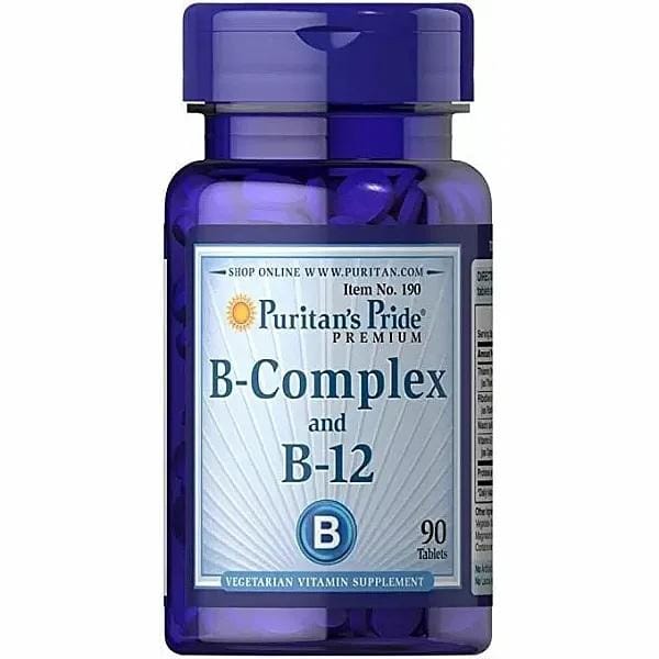 Puritan's Pride - Vitamine B-Complex en Vitamine B-12 90  Tablets