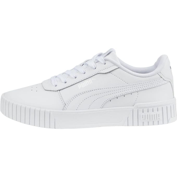 PUMA Carina 2,0 Dames Sneakers - Wit/Zilver