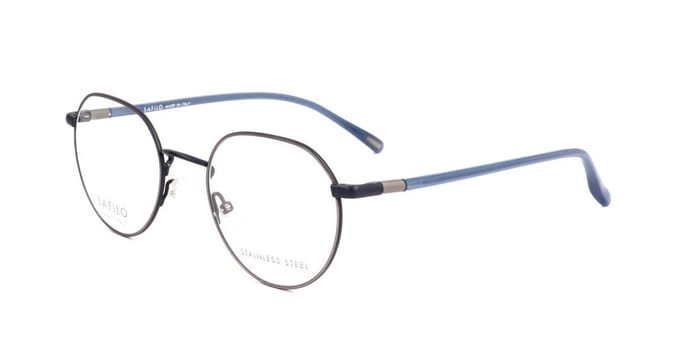 Safilo BUSSOLA 11 Matte blue ruthenium 51/21/145 MAN Brilmonturen