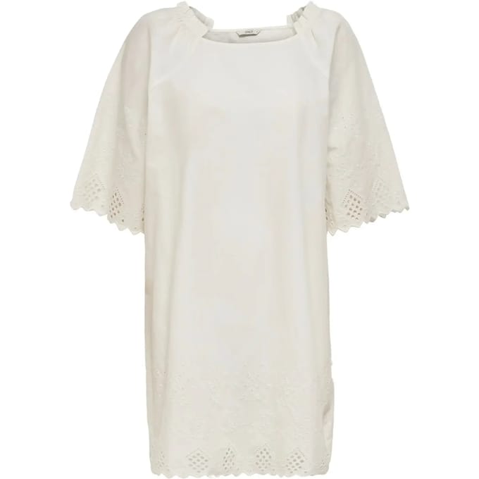 Dames jurk Only onlsanne 2/4 broderie