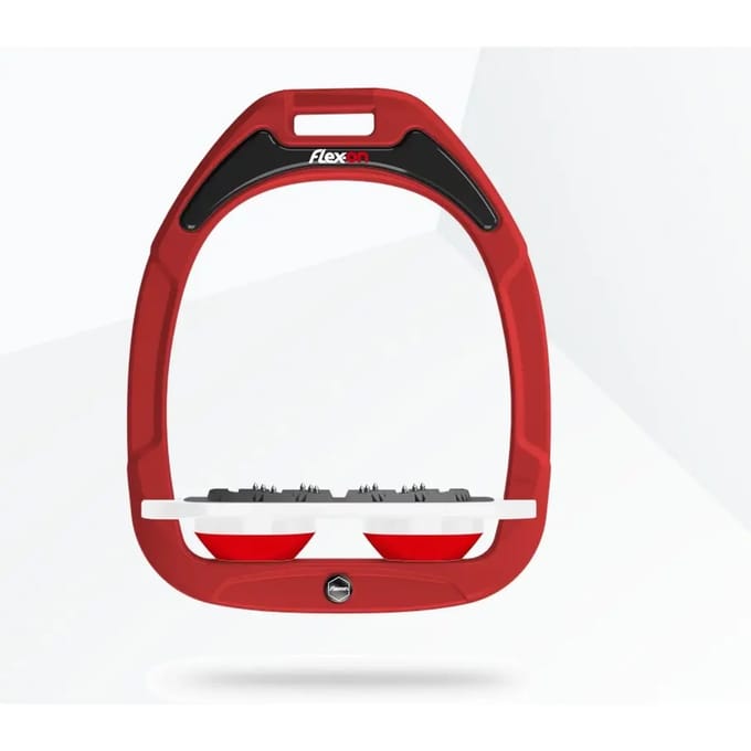 Ultra Grip Platte Beugels Rood/Wit/Rood Flex-On Green Composite