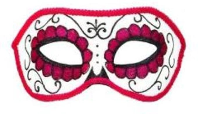 oogmasker dias de los muertos