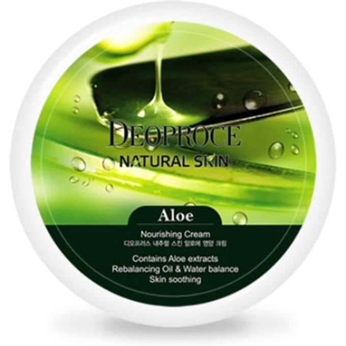 Deoproce Crème Nourrissante Aloe Peau Naturelle 100g*1Pc/2Pcs/4Pcs 1Pc green