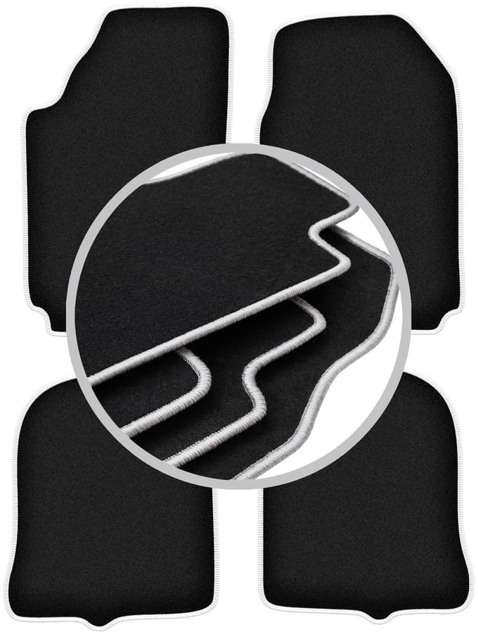 CARLUX-SILVER automatten voor: Audi 100 C3 sedan, avant (1983-1991)