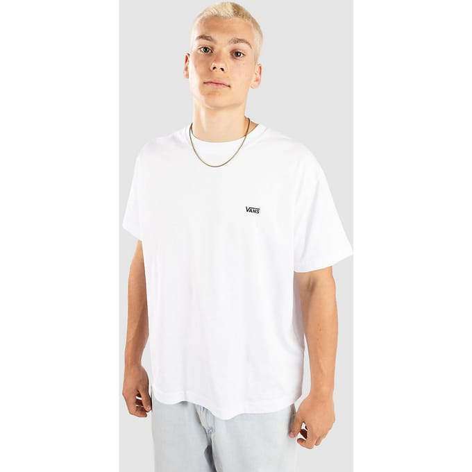 Vans Left Chest T-shirt Met Korte Mouwen Wit XS Man