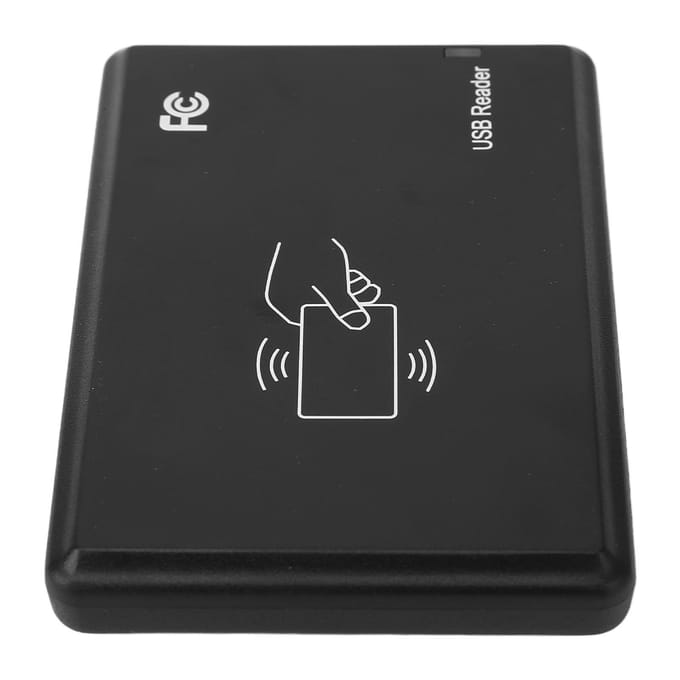 ID-kaartlezer Lage Frequentie 125KHZ RFID ID-kaartlezer met USB-interface Toegangscontrolekaart black