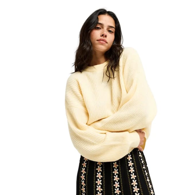 Roxy Loomed Horizon Trui Geel M Vrouw
