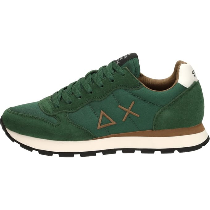 Sun68 Tom Solid Nylon Men Sneakers - Heren - Groen - Maat 41