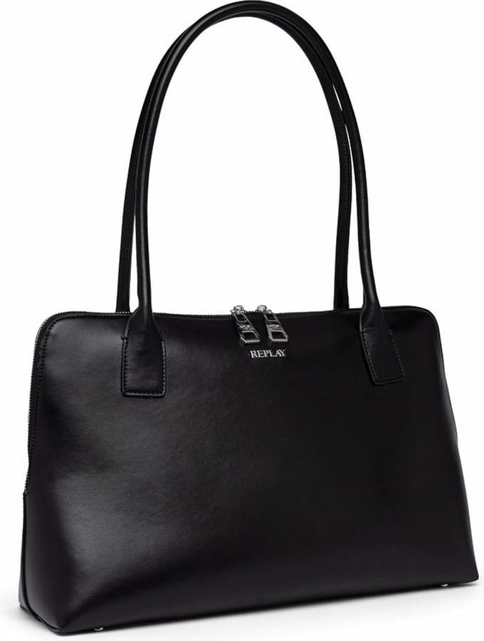 REPLAY Business tas Laptoptas Business Bag Black Zwart