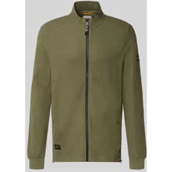 camel active Sweatvest met verstelbare trekkoord - Maat - Olijfgroenmenswear-L