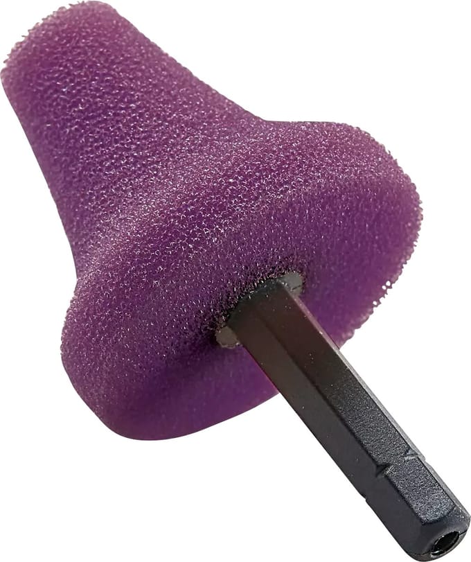 FLEX - PK-V 35 HEX - Polishing Cone for FLEX PXE80 - Purple - Medium